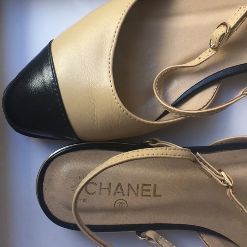 CHANEL slingbacks (size 37 EU / 7 US)